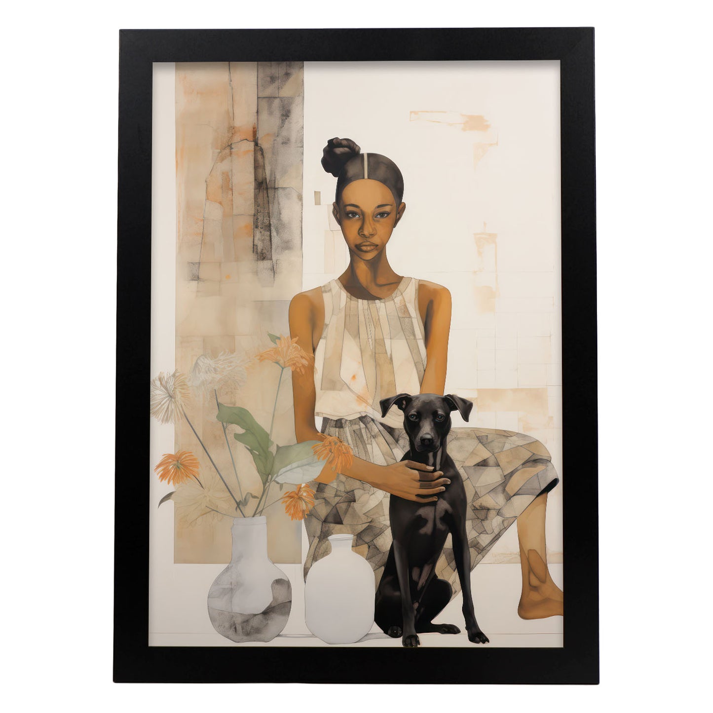 Lámina Nacnic Belleza Negra de Feminidad Ecléctica