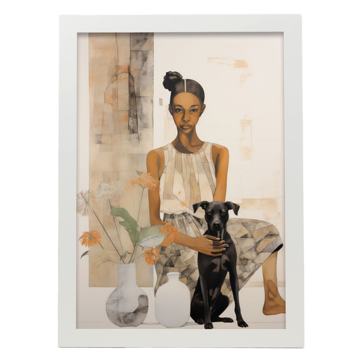 Lámina Nacnic Belleza Negra de Feminidad Ecléctica