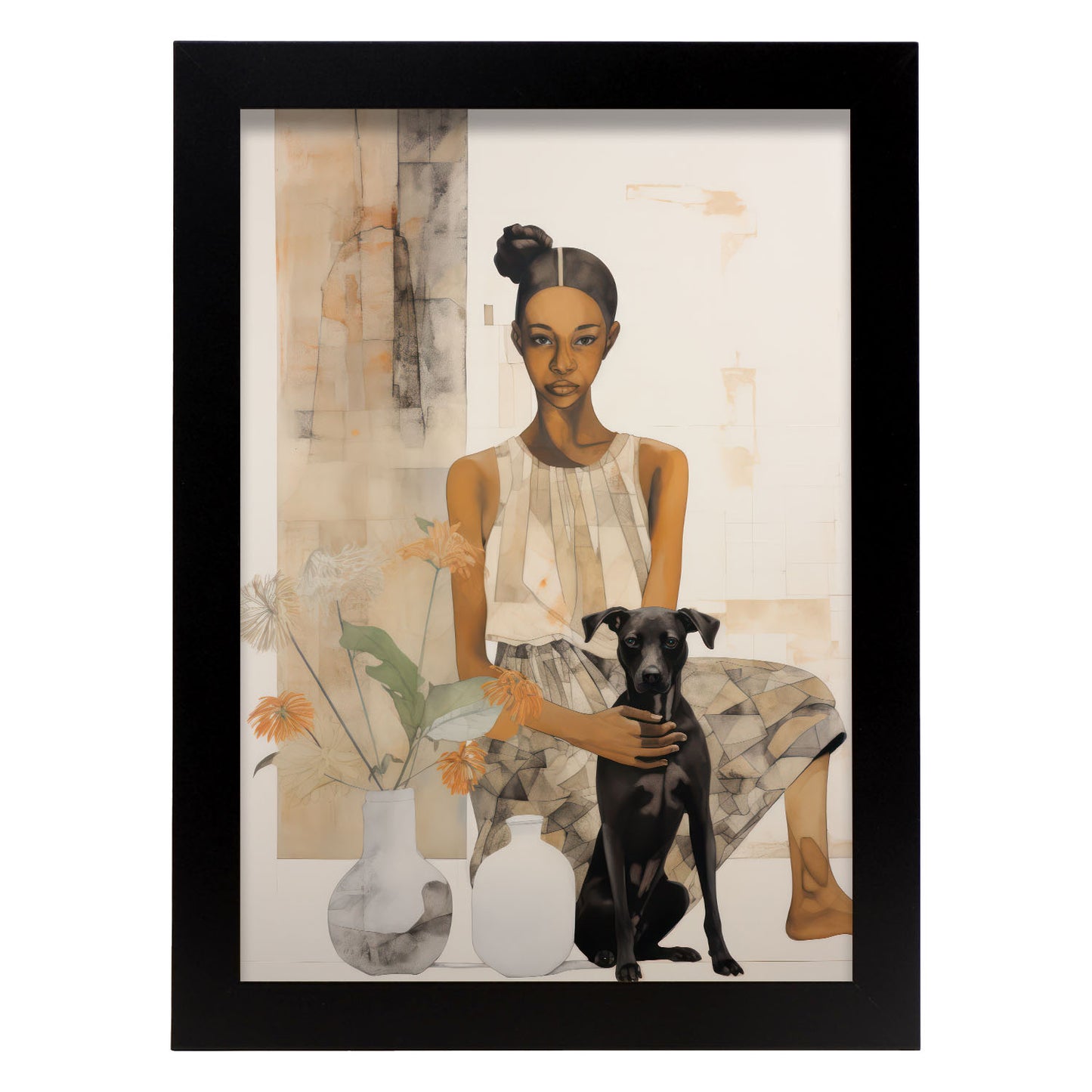 Lámina Nacnic Belleza Negra de Feminidad Ecléctica