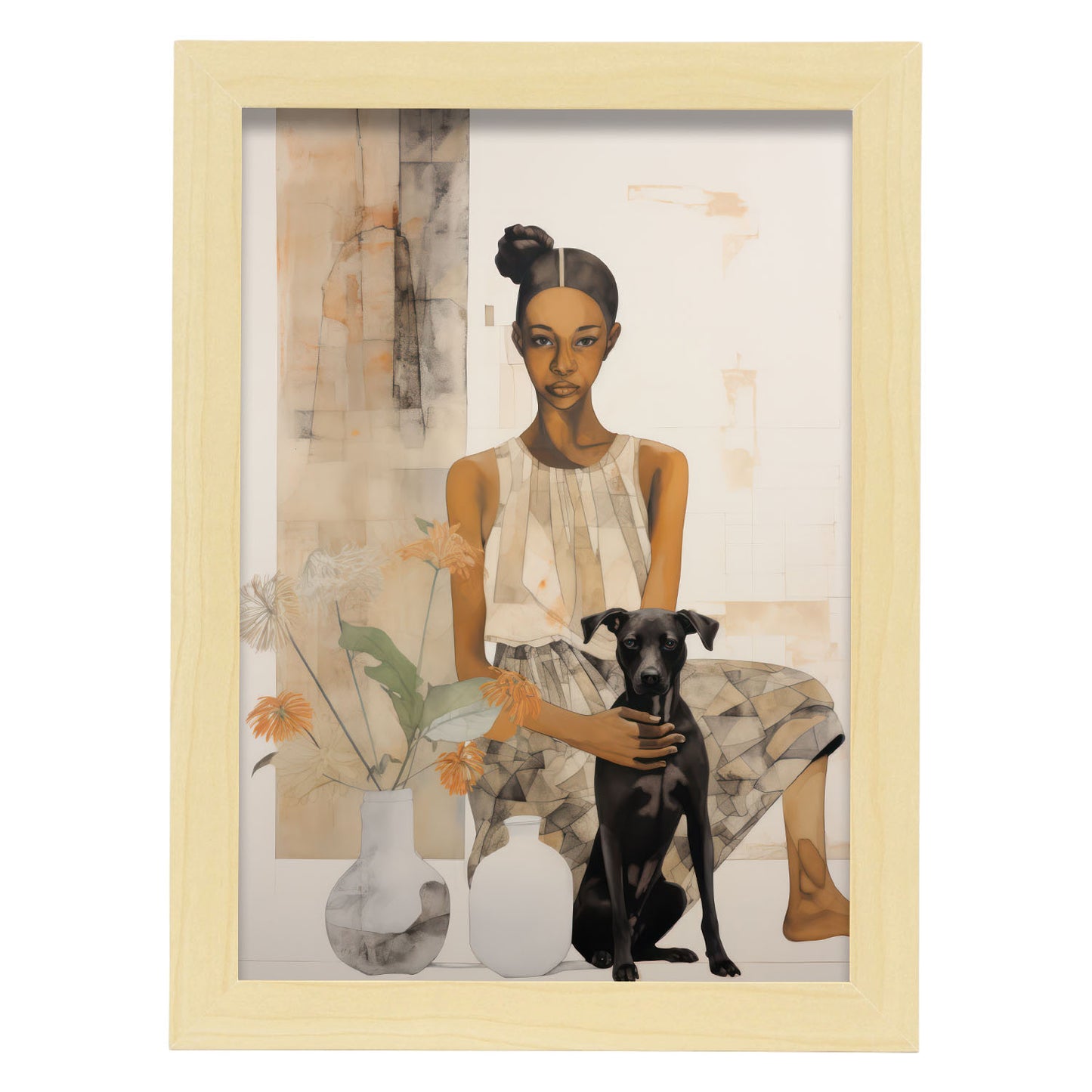 Lámina Nacnic Belleza Negra de Feminidad Ecléctica