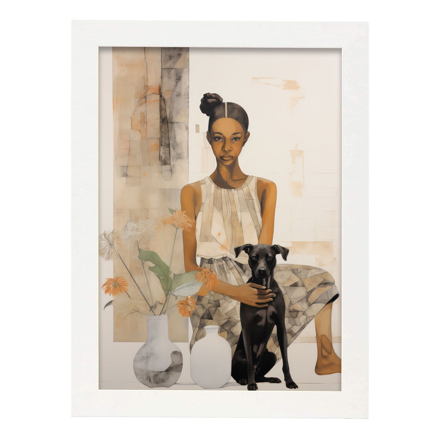 Lámina Nacnic Belleza Negra de Feminidad Ecléctica