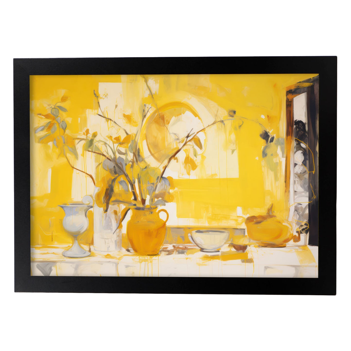 Lámina Nacnic de Jarrón Amarillo