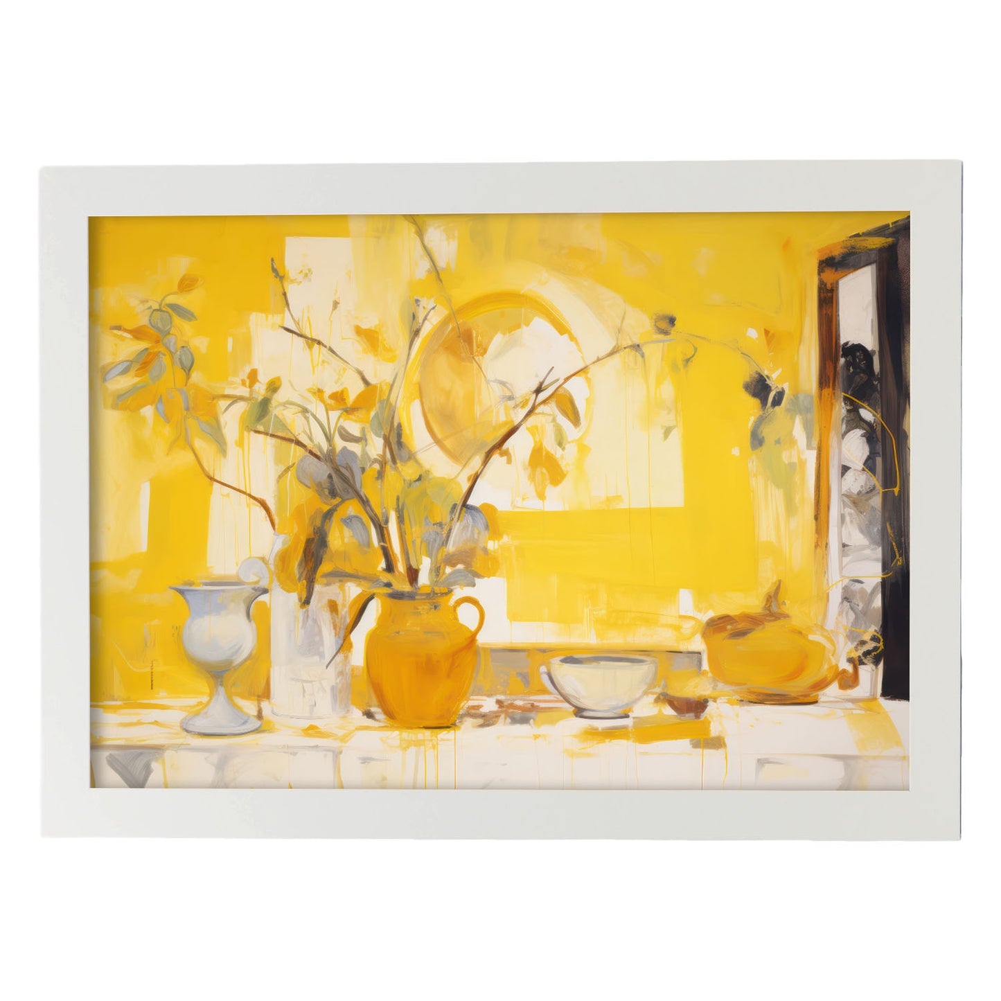 Lámina Nacnic de Jarrón Amarillo