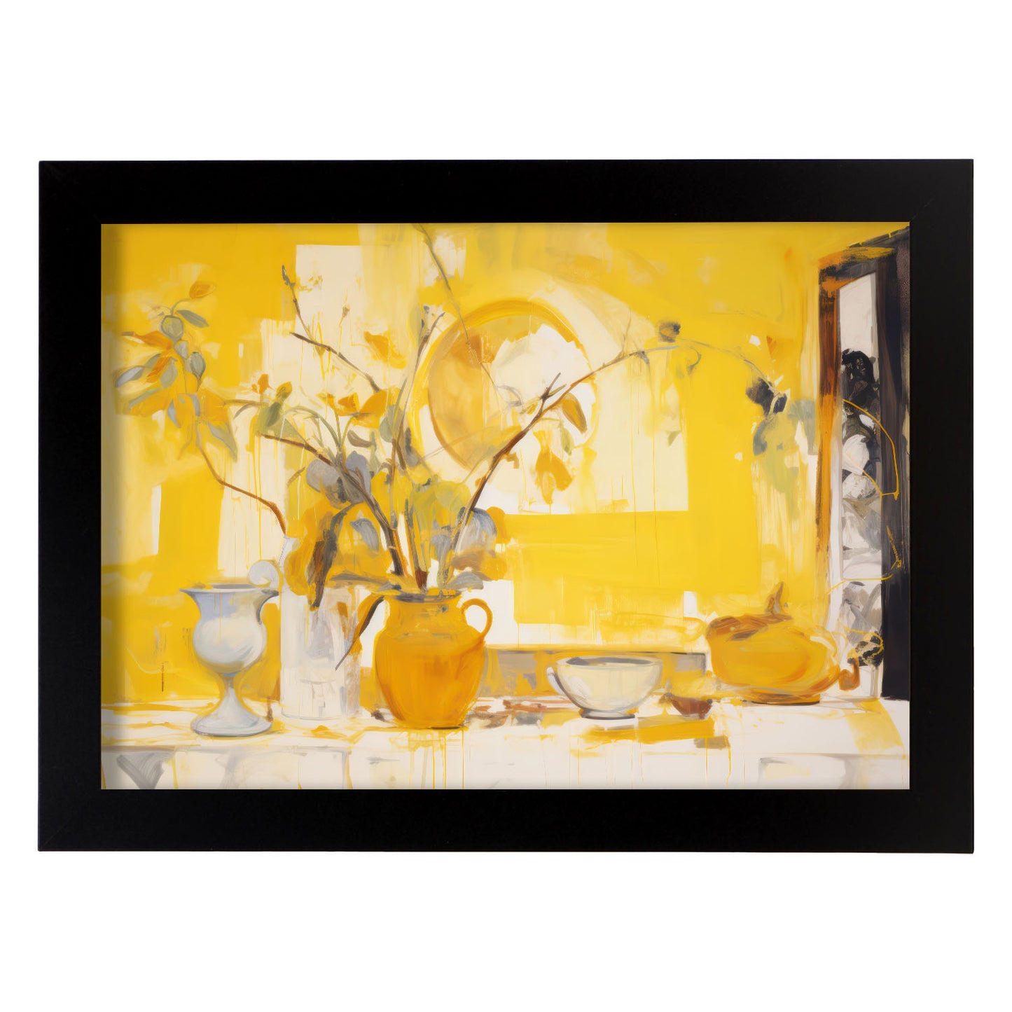 Lámina Nacnic de Jarrón Amarillo