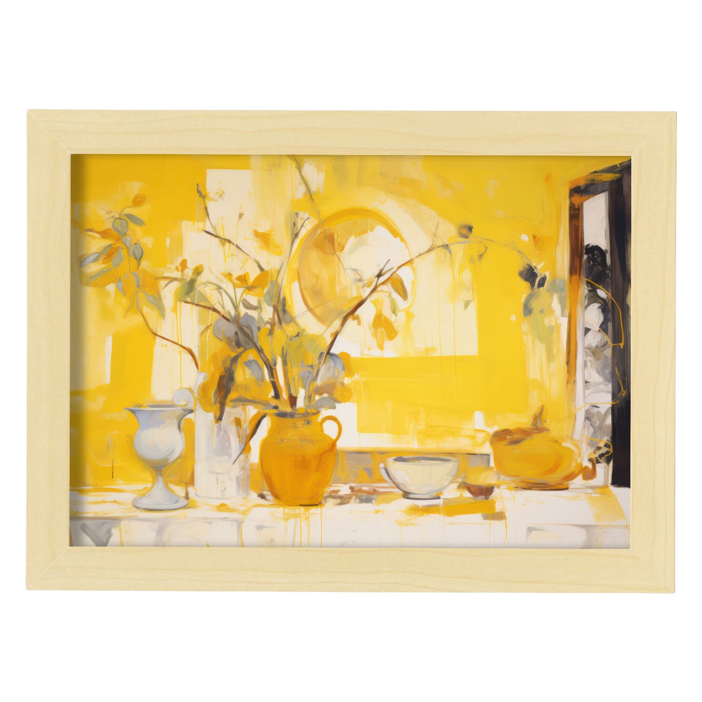 Lámina Nacnic de Jarrón Amarillo