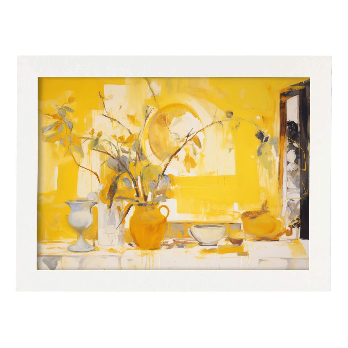 Lámina Nacnic de Jarrón Amarillo