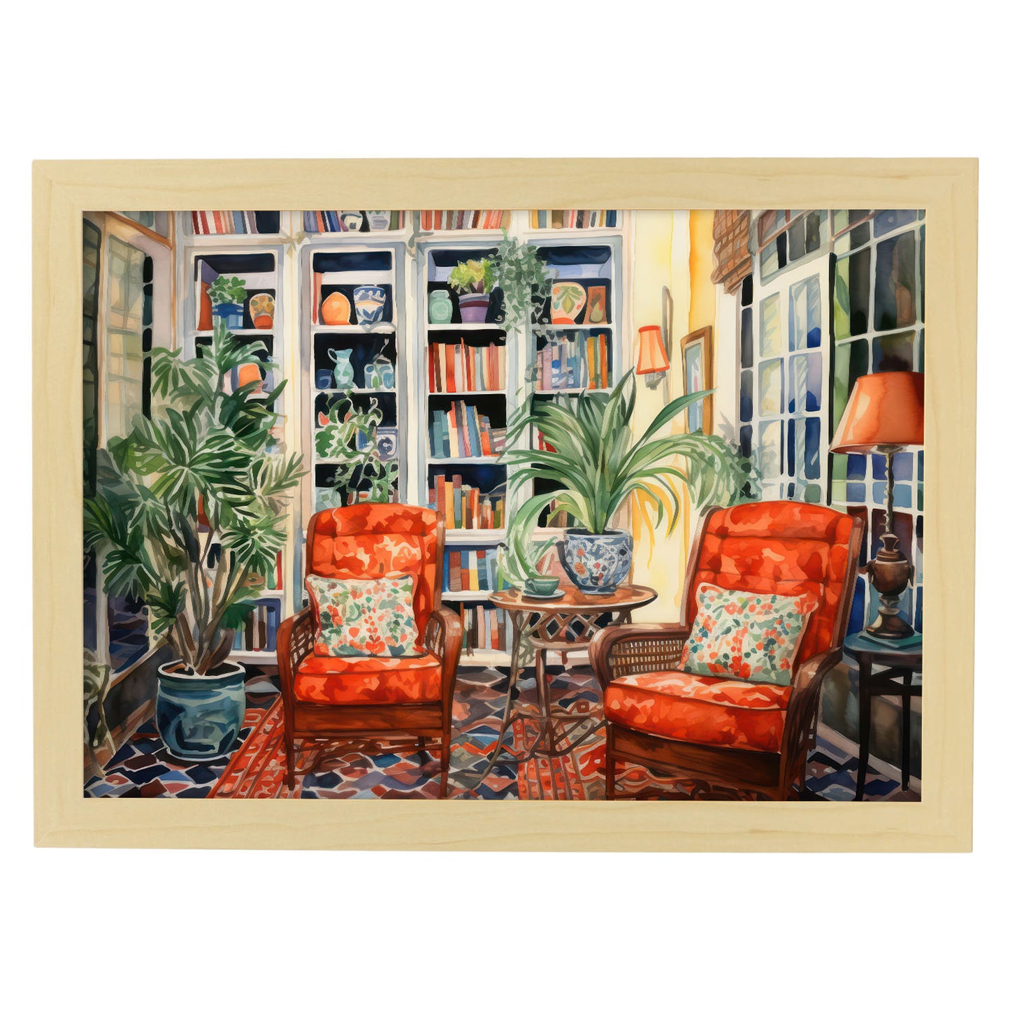 Lamina Nacnic de Libros Elegantes Ecléctico