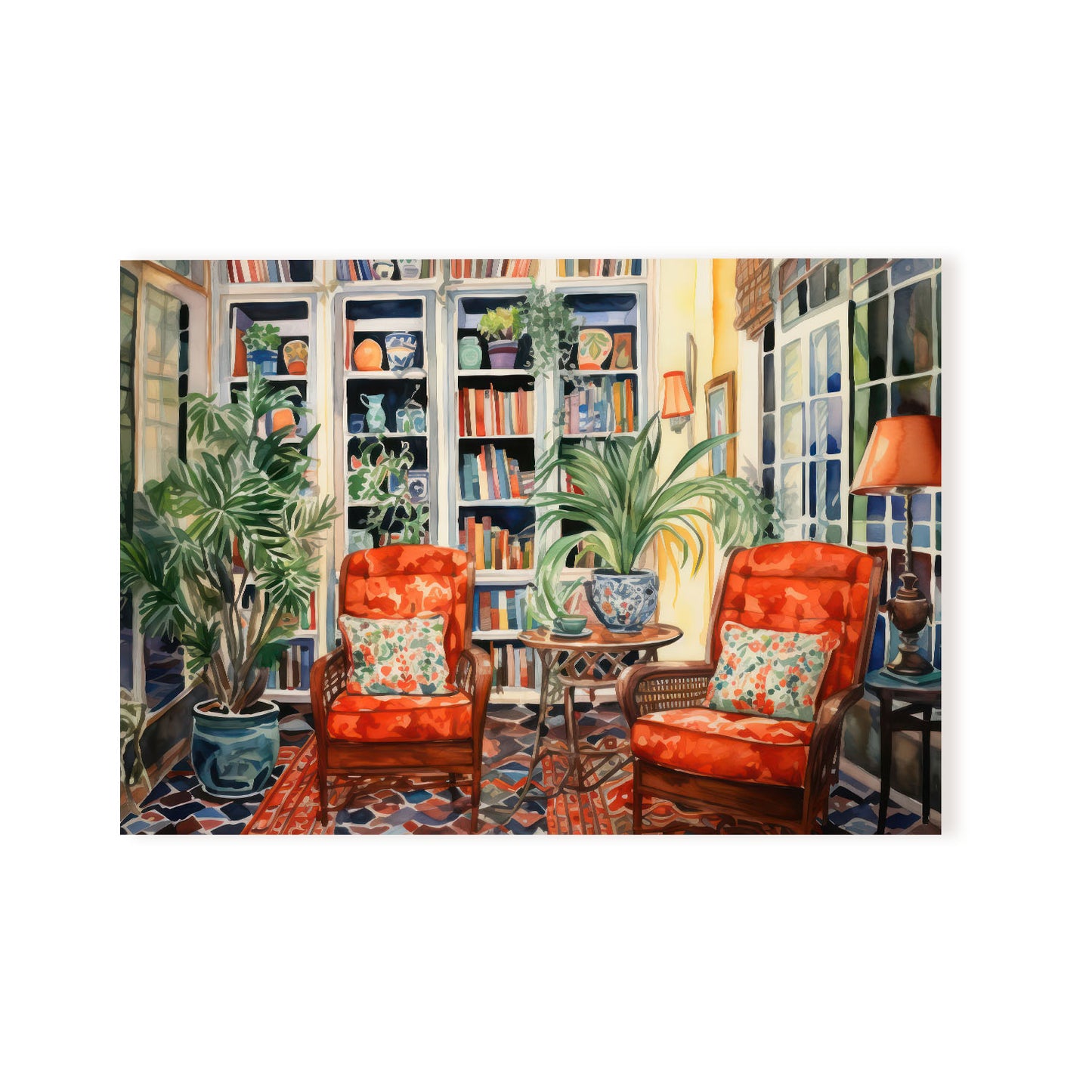 Lamina Nacnic de Libros Elegantes Ecléctico