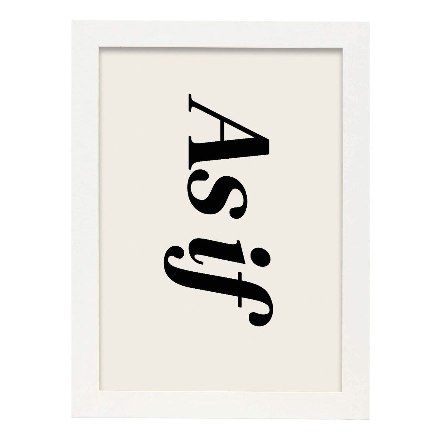 Nacnic Como si Lamina. En Tipografía ecléctica. Estampados decorativos estéticos para su sala de estar, dormitorio, hogar