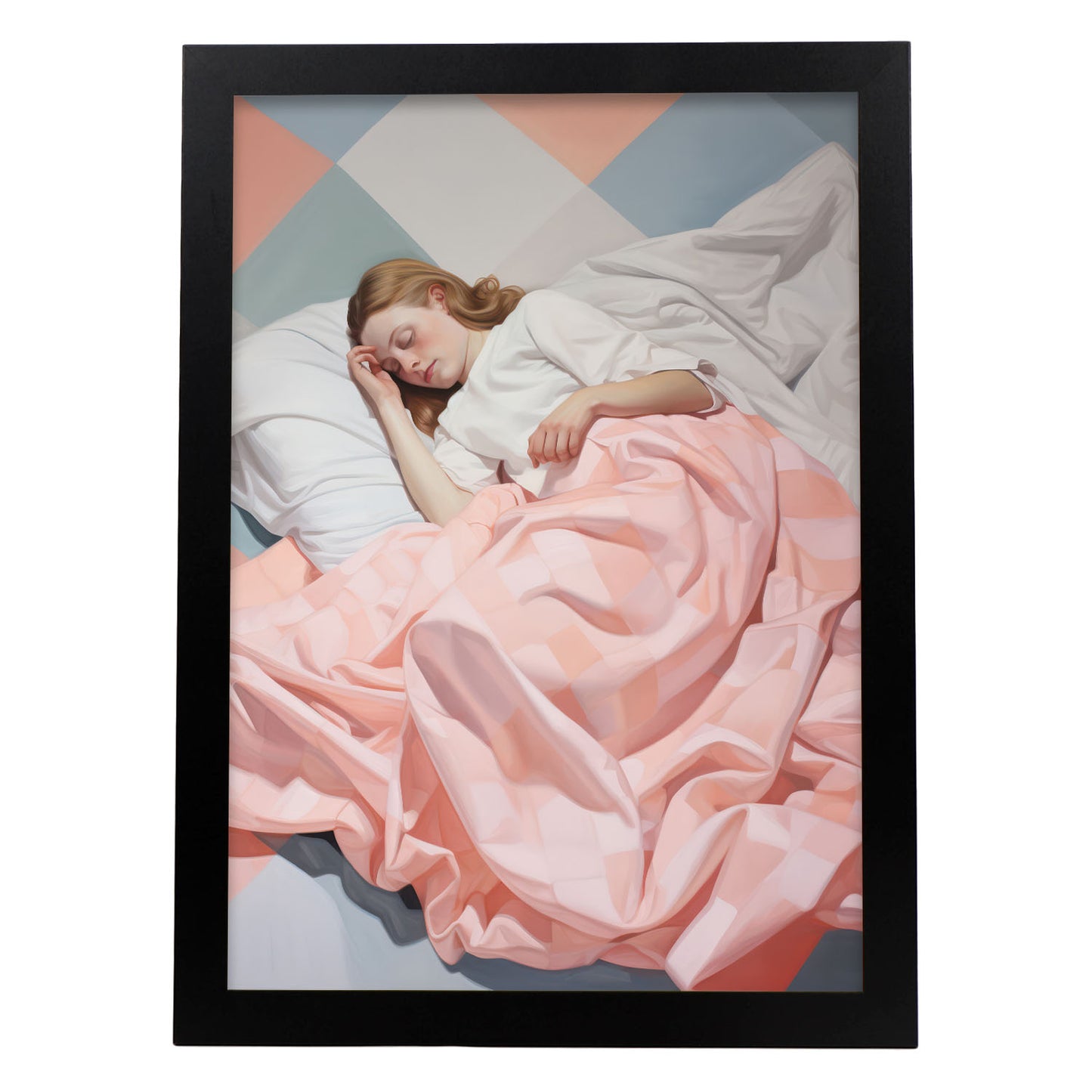 Lámina Decorativa Nacnic Cama Acogedora en Feminidad Ecléctica