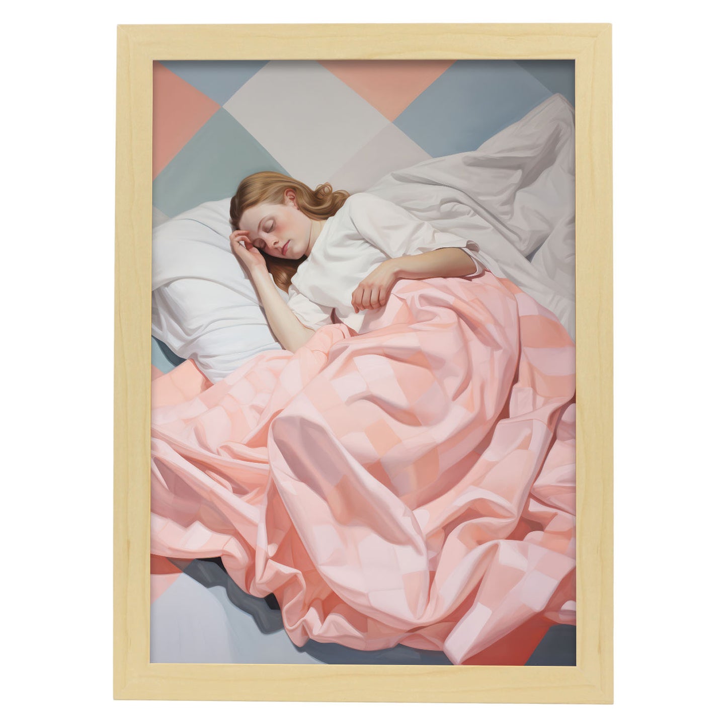 Lámina Decorativa Nacnic Cama Acogedora en Feminidad Ecléctica
