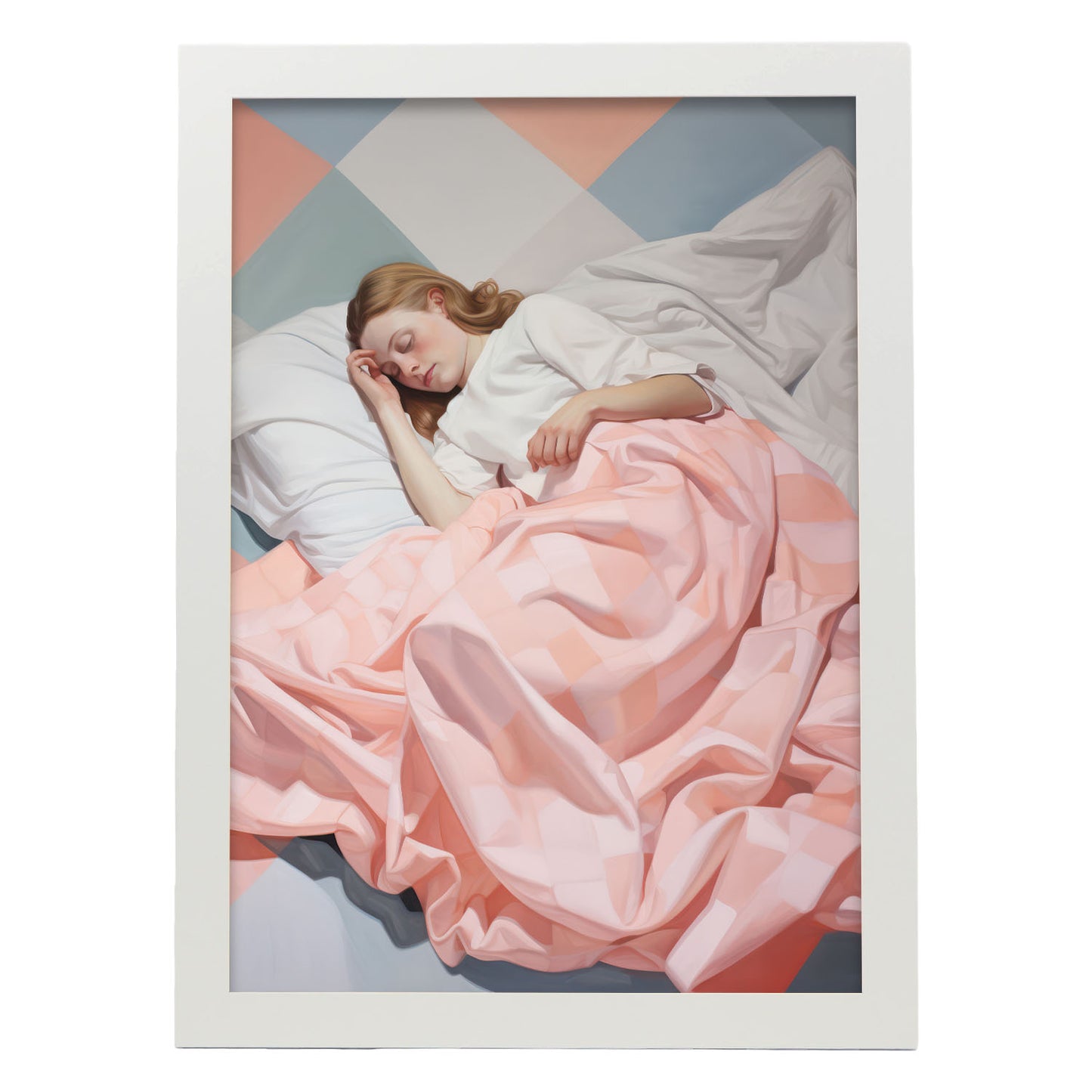 Lámina Decorativa Nacnic Cama Acogedora en Feminidad Ecléctica