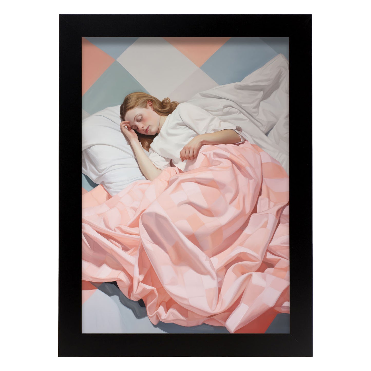 Lámina Decorativa Nacnic Cama Acogedora en Feminidad Ecléctica