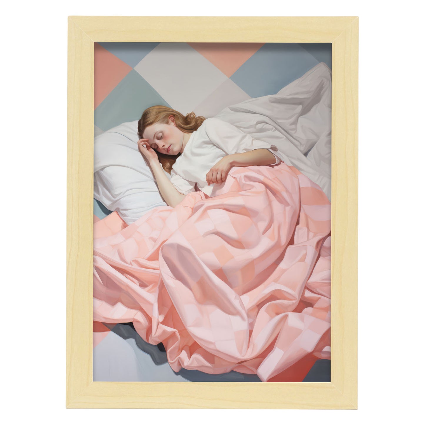 Lámina Decorativa Nacnic Cama Acogedora en Feminidad Ecléctica
