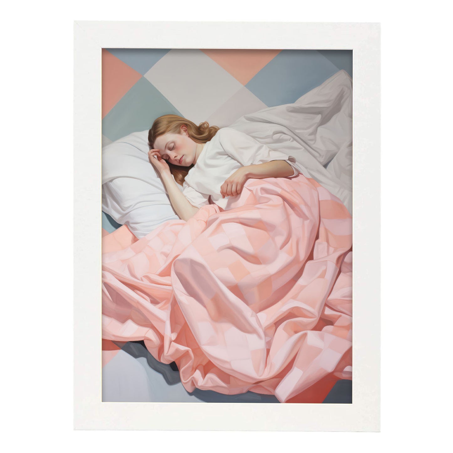 Lámina Decorativa Nacnic Cama Acogedora en Feminidad Ecléctica