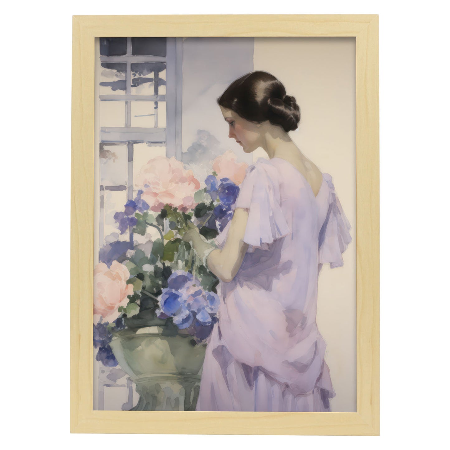Nacnic Laminas de Flores Enormes en Feminidad Ecléctica