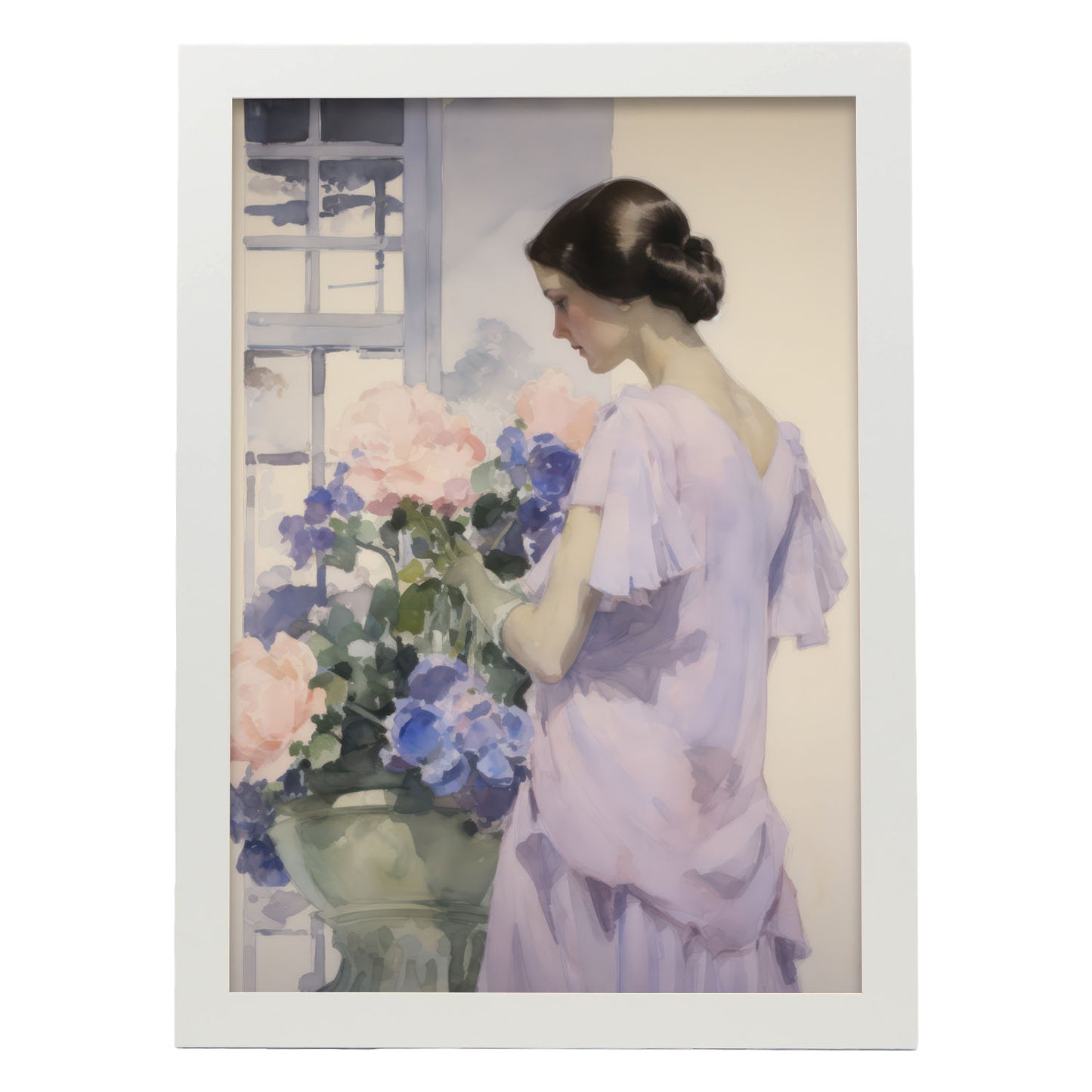 Nacnic Laminas de Flores Enormes en Feminidad Ecléctica