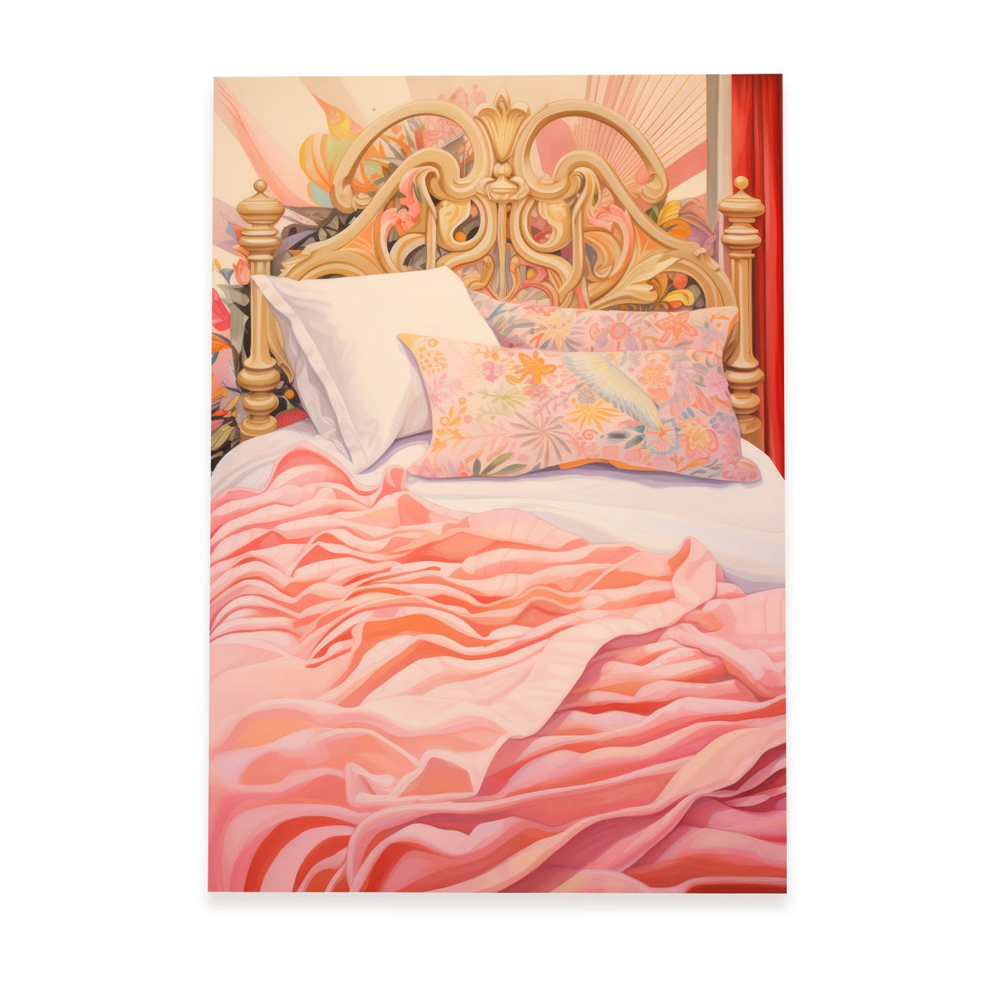 Lamina Elegante Nacnic Cama en Rosa