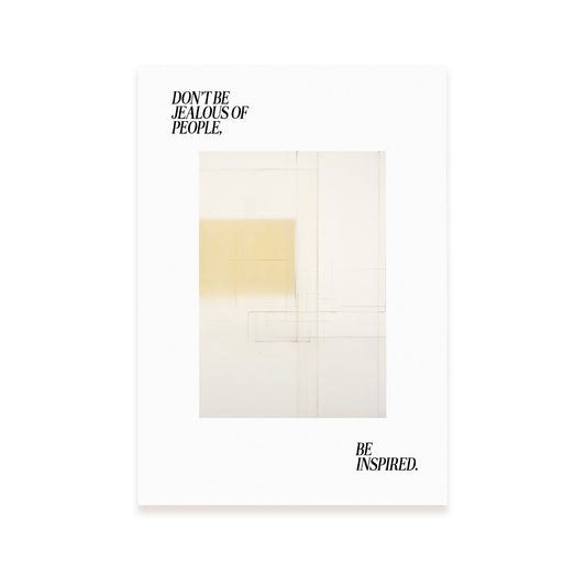 Nacnic Lámina No Seas Celoso en Tipografía Ecléctica