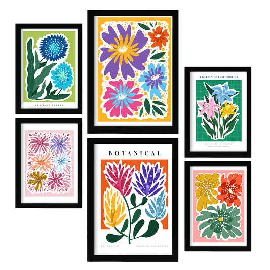 Conjunto de 6 láminas de primavera