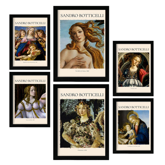 Nacnic Láminas Colección de Obras de Sandro Boticelli