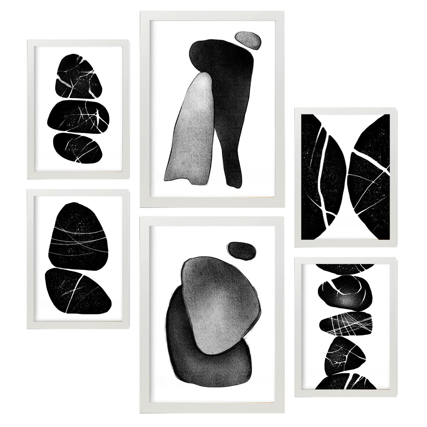 Nacnic Set de 6 Láminas Rocas Palladianas Abstractas