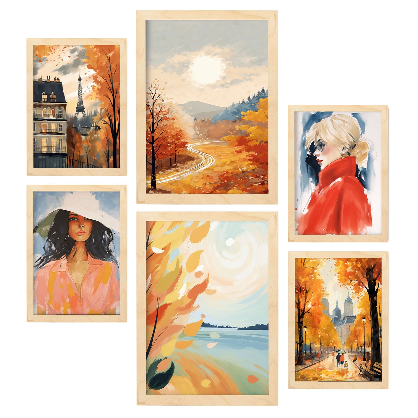 Nacnic Set de 6 Posters de buen tono en estampados decorativos estéticos