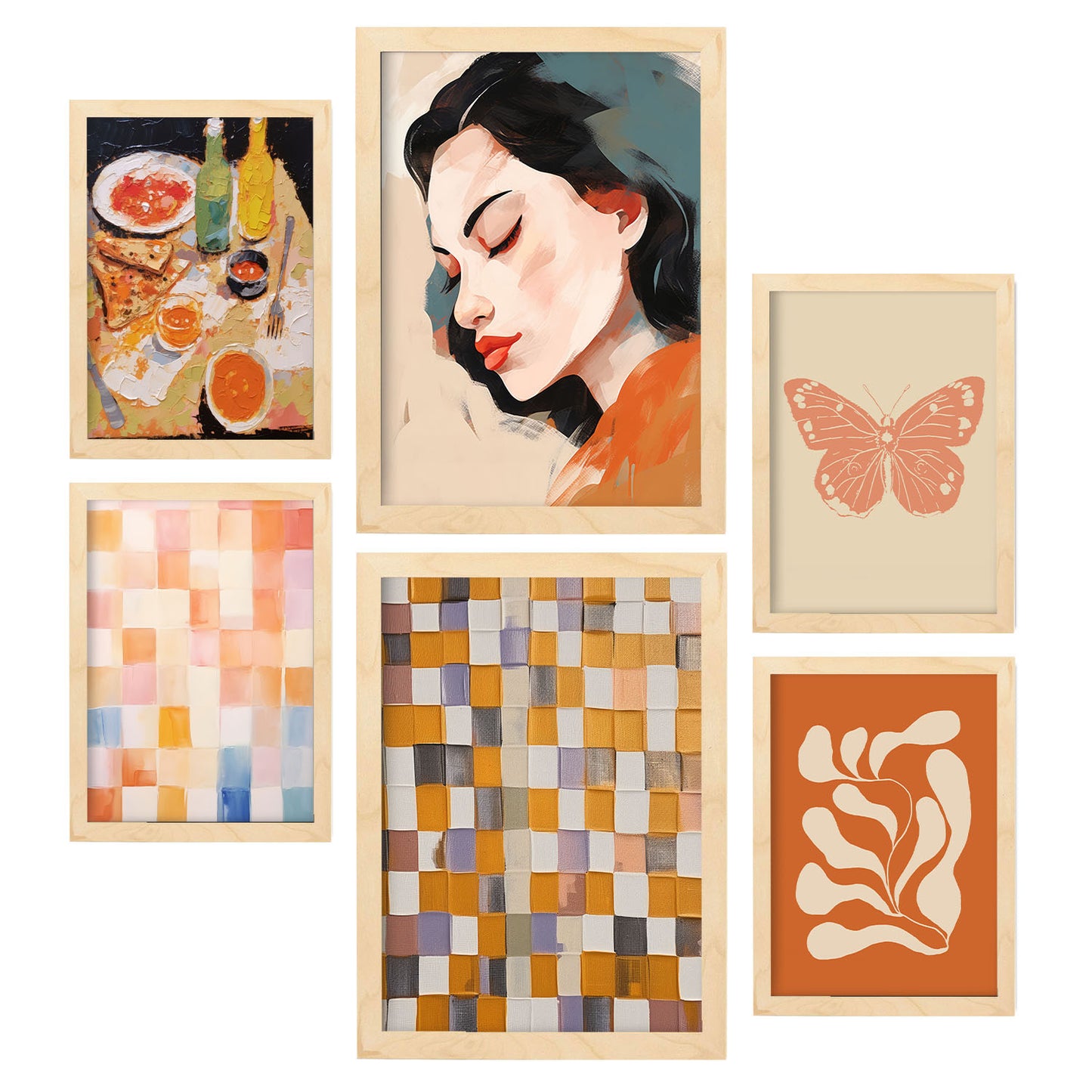 Nacnic Set de 6 Posters Encantadores de Damas