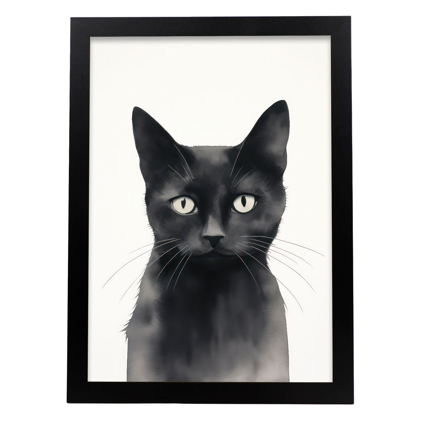 Lamina Nacnic de Gato Negro para Guardería y Hogar