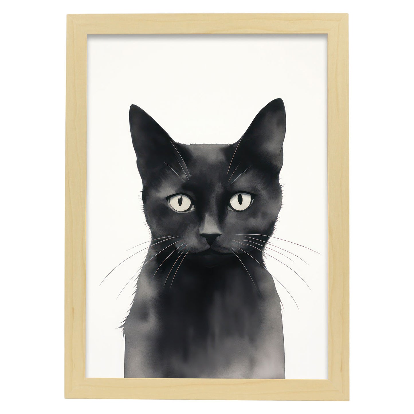 Lamina Nacnic de Gato Negro para Guardería y Hogar