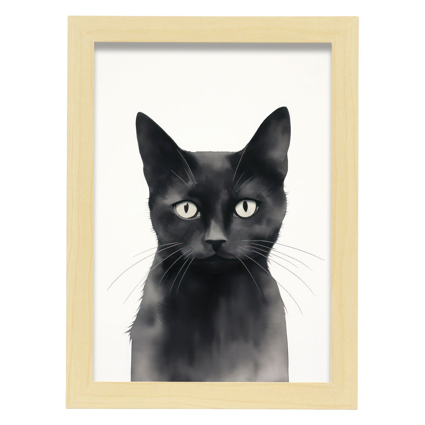 Lamina Nacnic de Gato Negro para Guardería y Hogar