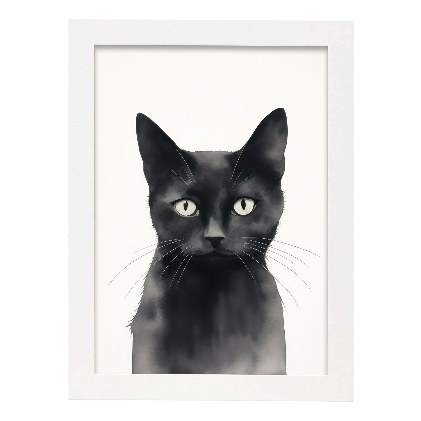 Lamina Nacnic de Gato Negro para Guardería y Hogar