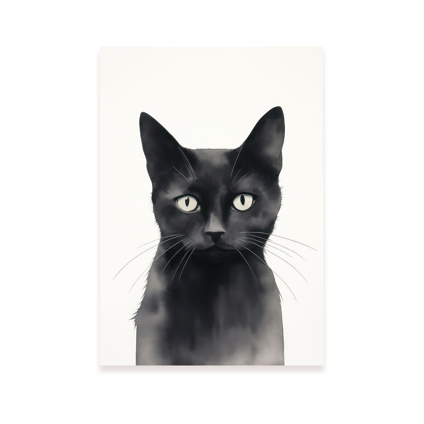 Lamina Nacnic de Gato Negro para Guardería y Hogar
