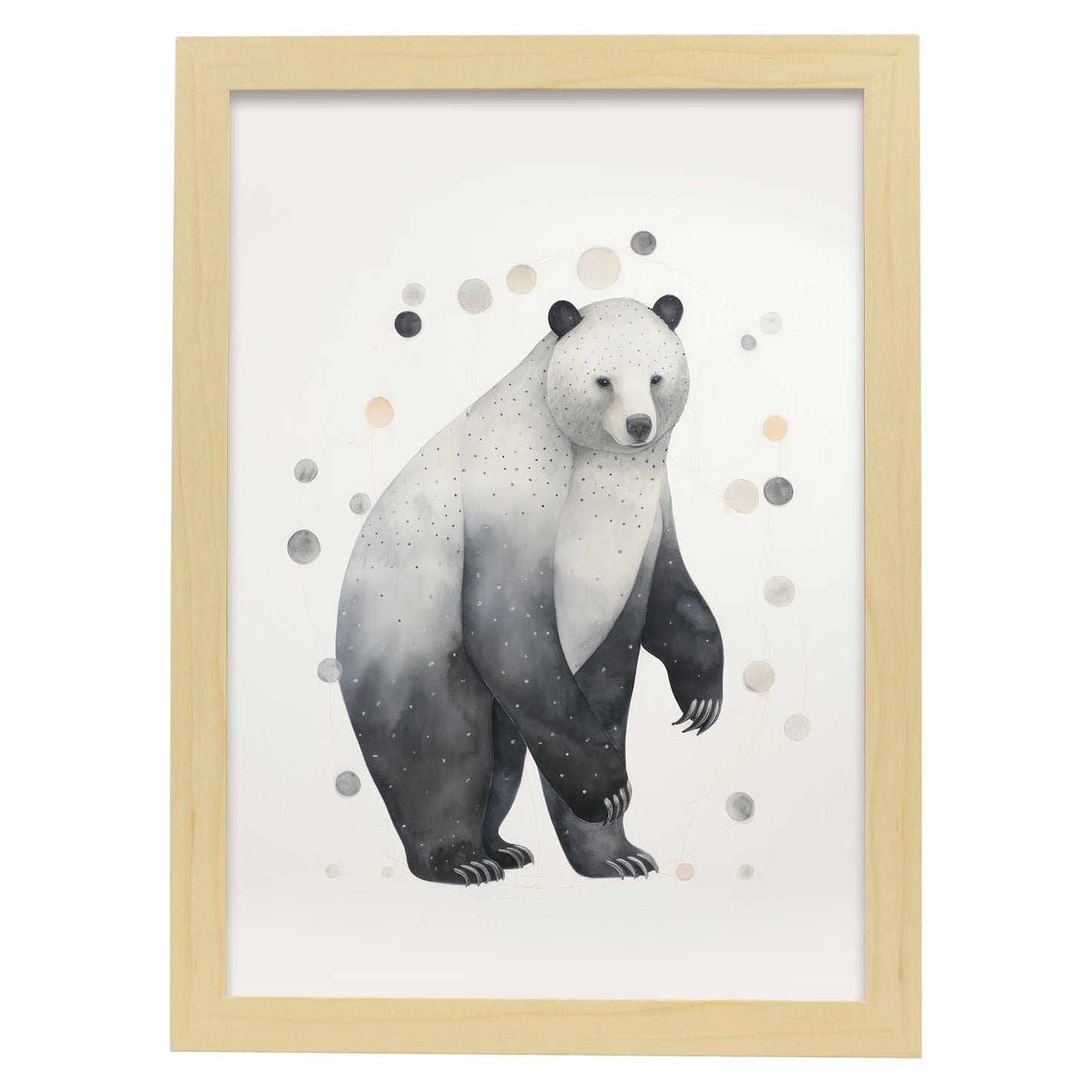 Lamina Nacnic Oso Polar para Guardería y Hogar