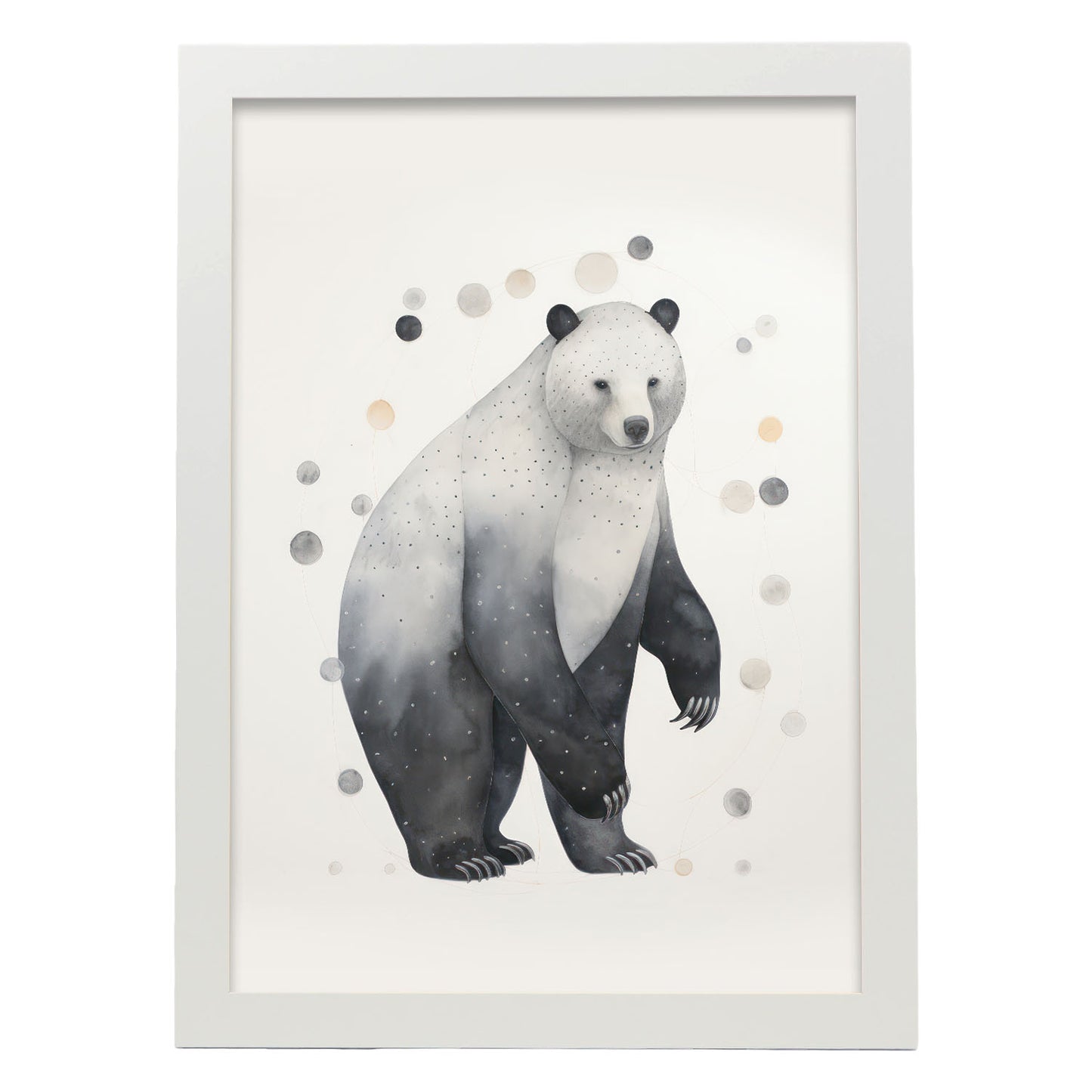 Lamina Nacnic Oso Polar para Guardería y Hogar