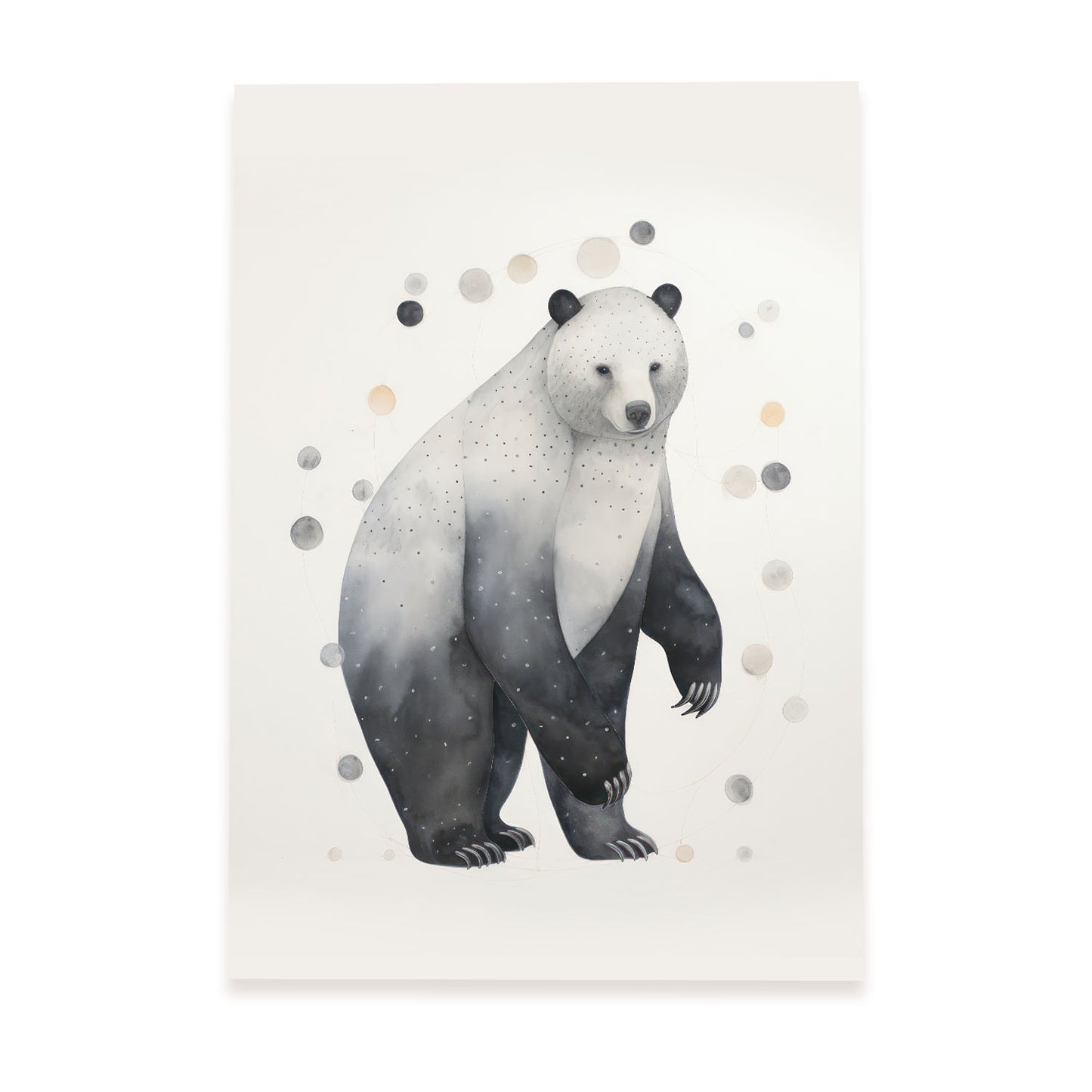 Lamina Nacnic Oso Polar para Guardería y Hogar