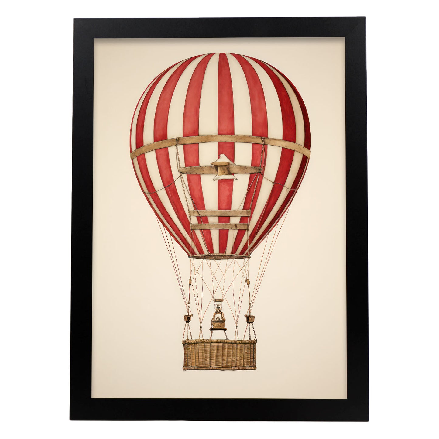 Nacnic Lámina Decorativa con Globo Aéreo