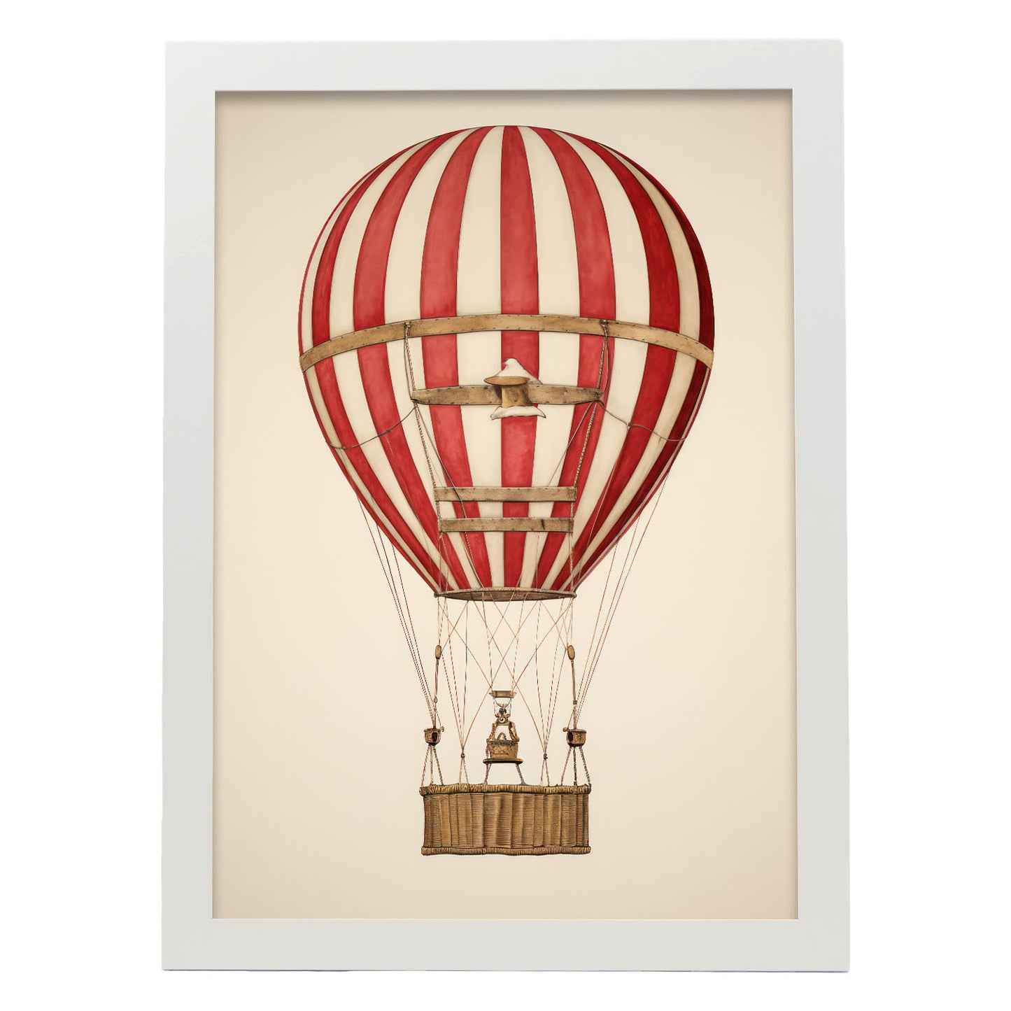 Nacnic Lámina Decorativa con Globo Aéreo