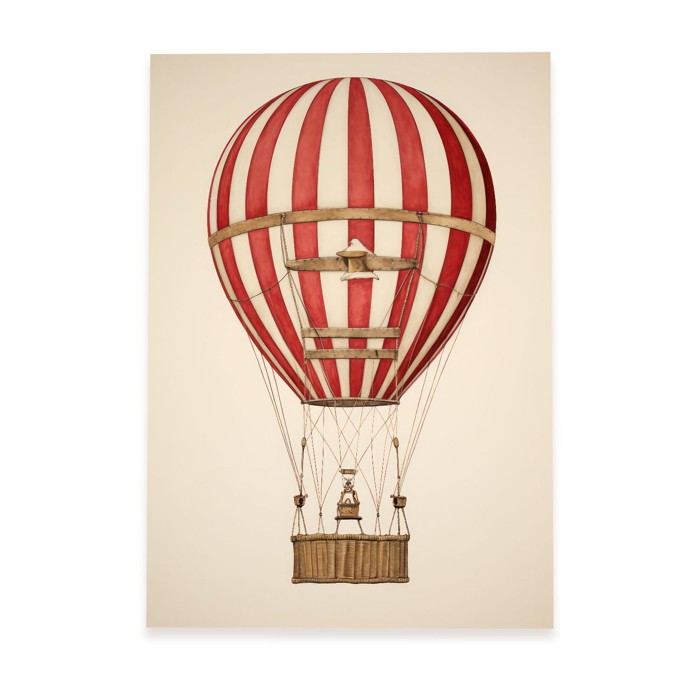 Nacnic Lámina Decorativa con Globo Aéreo