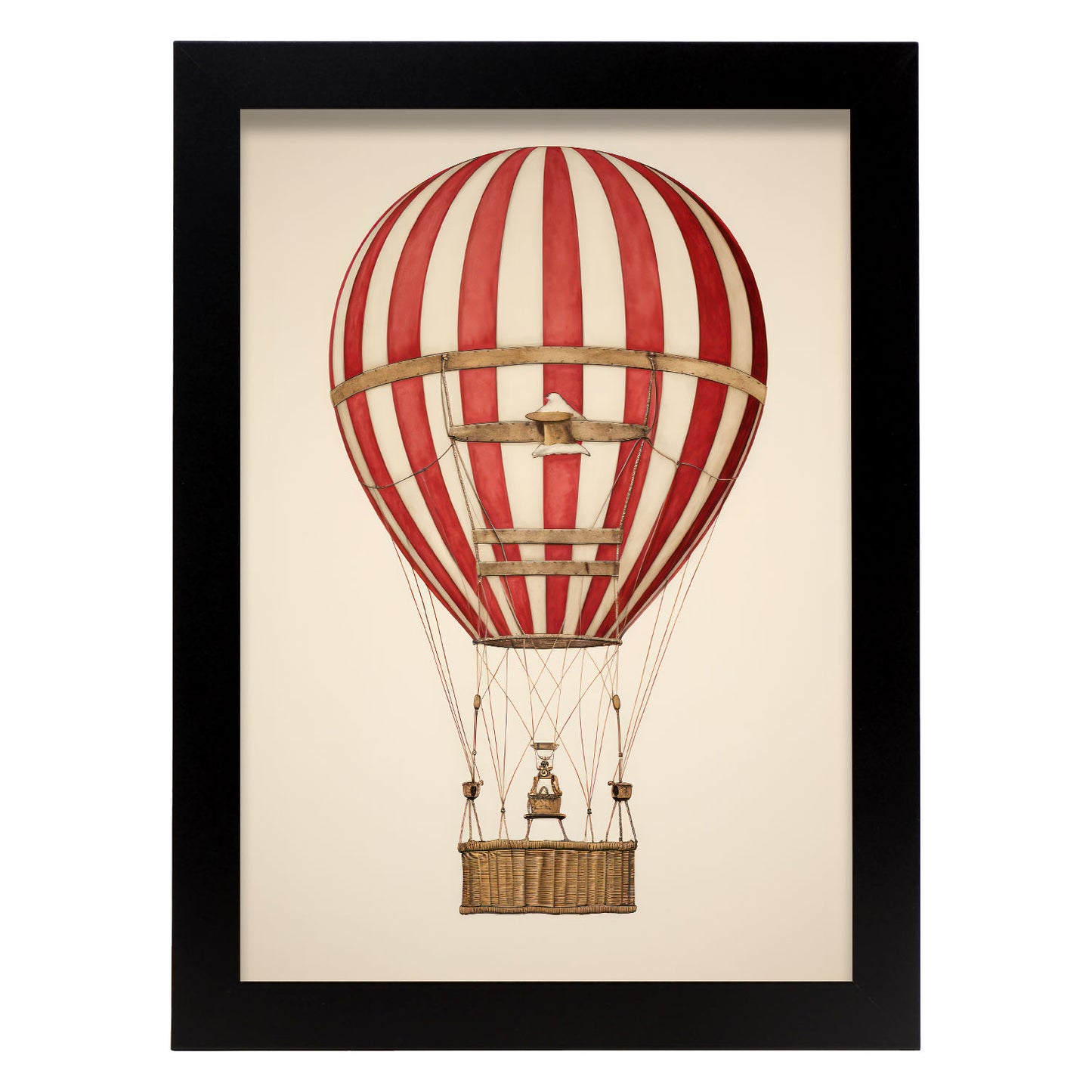 Nacnic Lámina Decorativa con Globo Aéreo