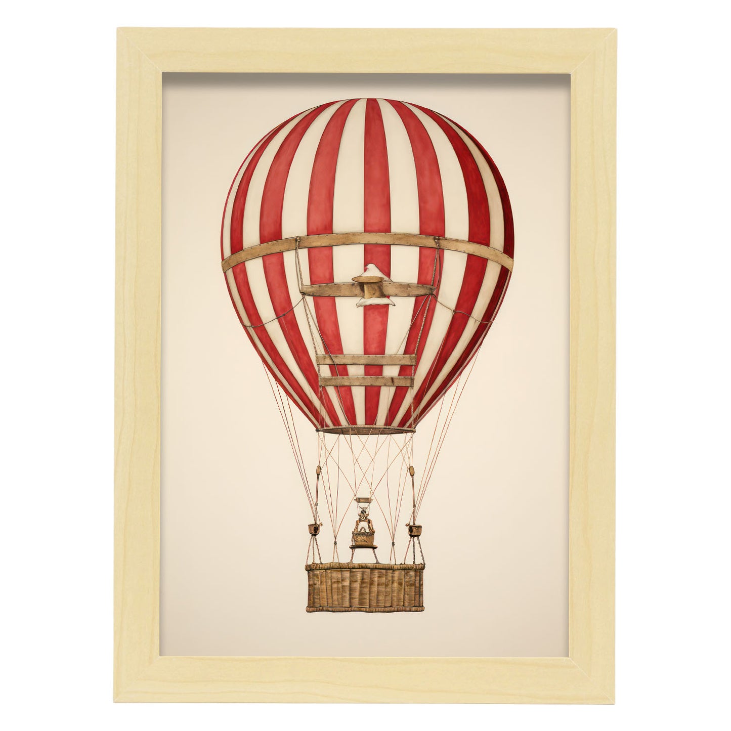 Nacnic Lámina Decorativa con Globo Aéreo