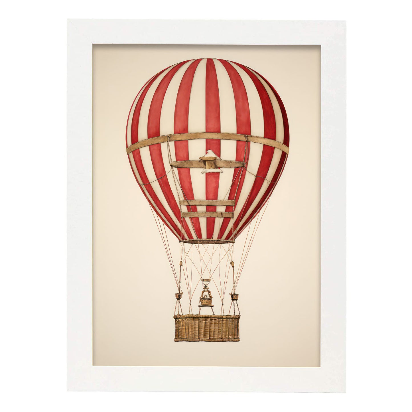 Nacnic Lámina Decorativa con Globo Aéreo