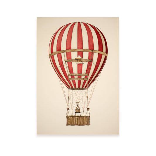 Nacnic Lámina Decorativa con Globo Aéreo