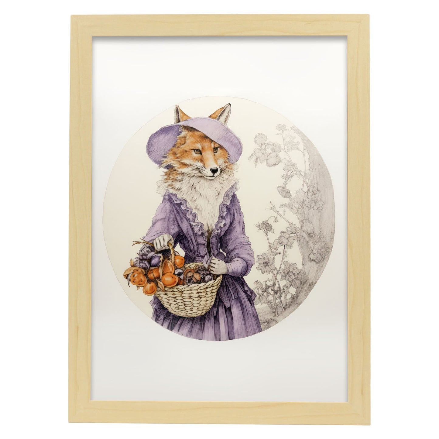 Lamina Nacnic Animales en Guardería Foxy Fox