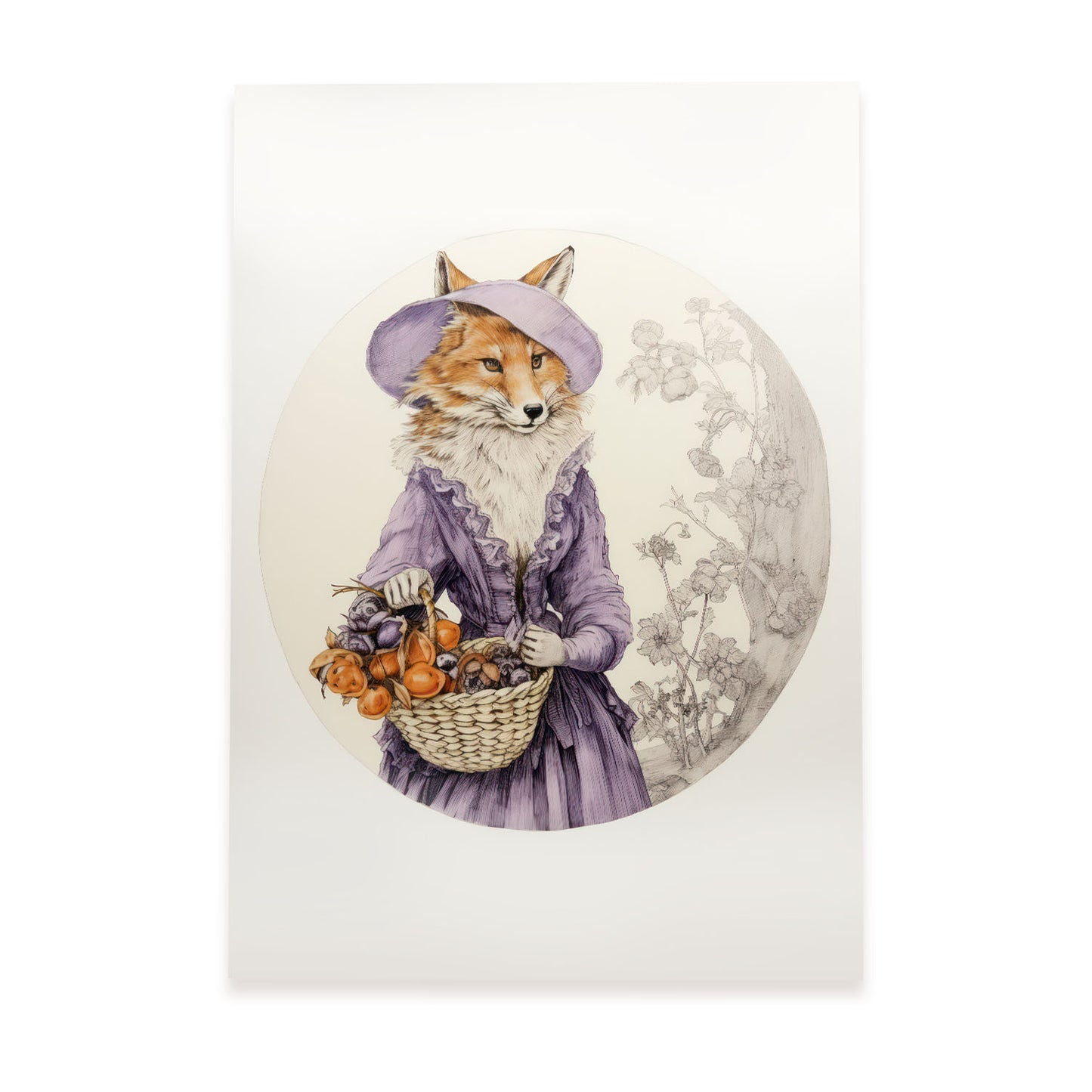 Lamina Nacnic Animales en Guardería Foxy Fox