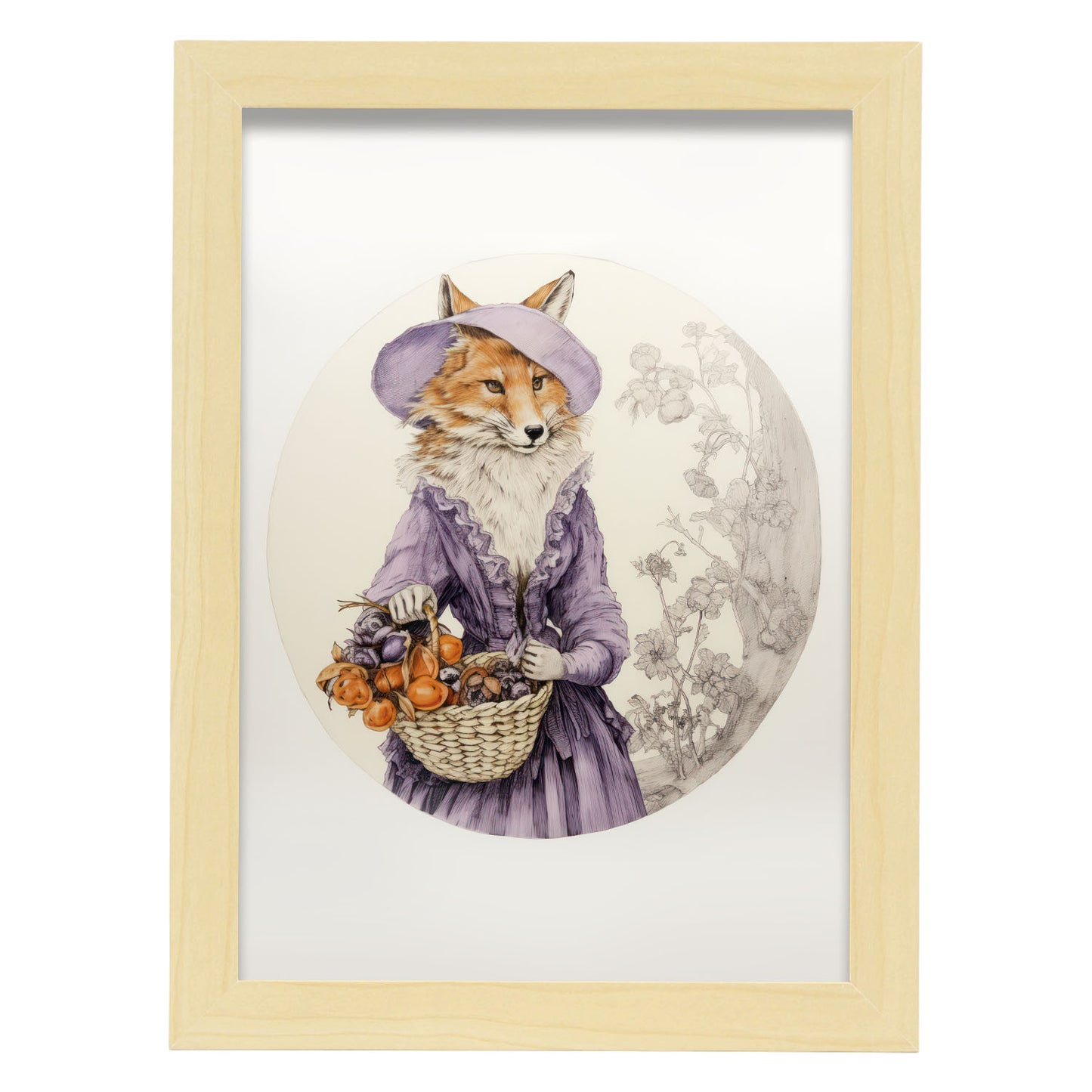 Lamina Nacnic Animales en Guardería Foxy Fox