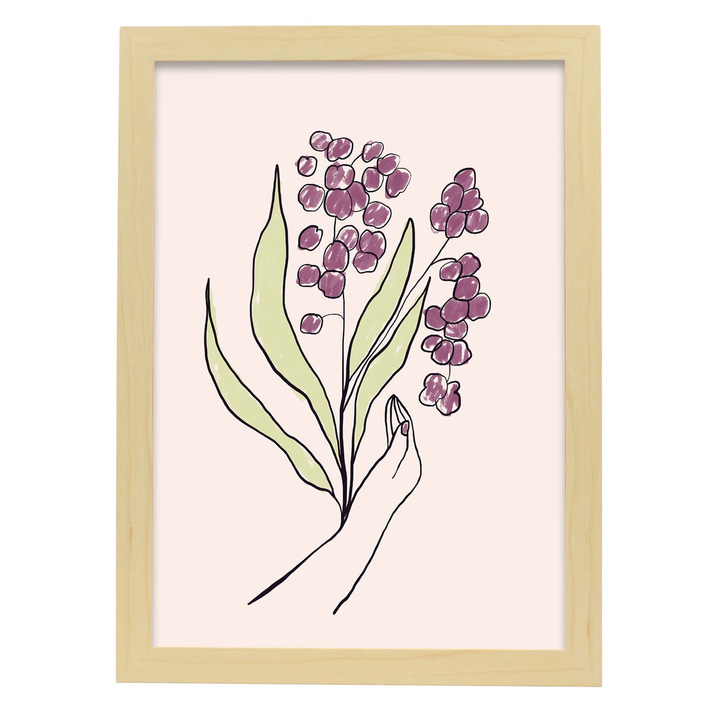 Lámina Nacnic Brotes Violetas
