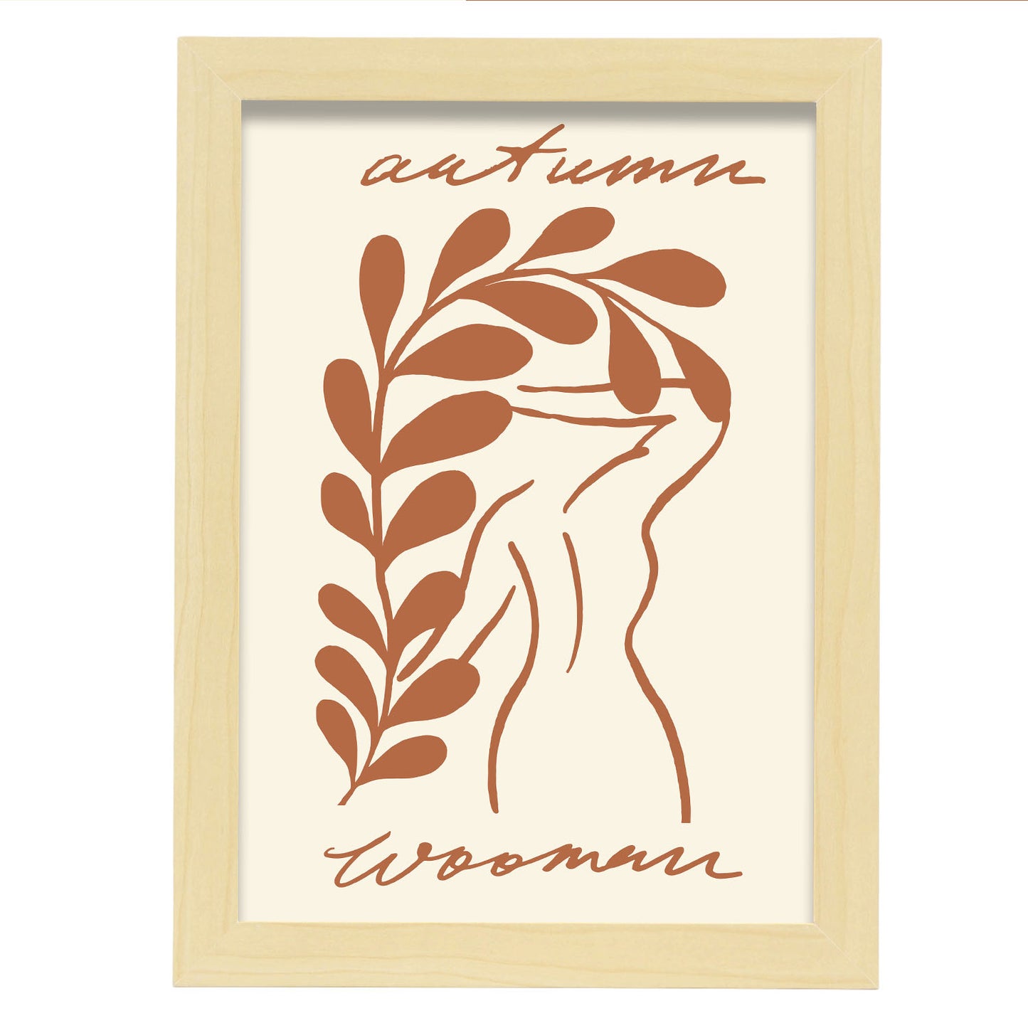 Lamina Nacnic Mujer de Otoño en Yoga