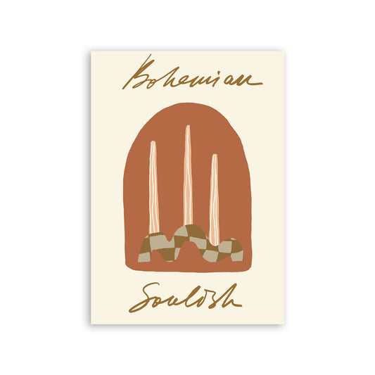 Lámina Nacnic Velas Divinas para Yoga en Casa