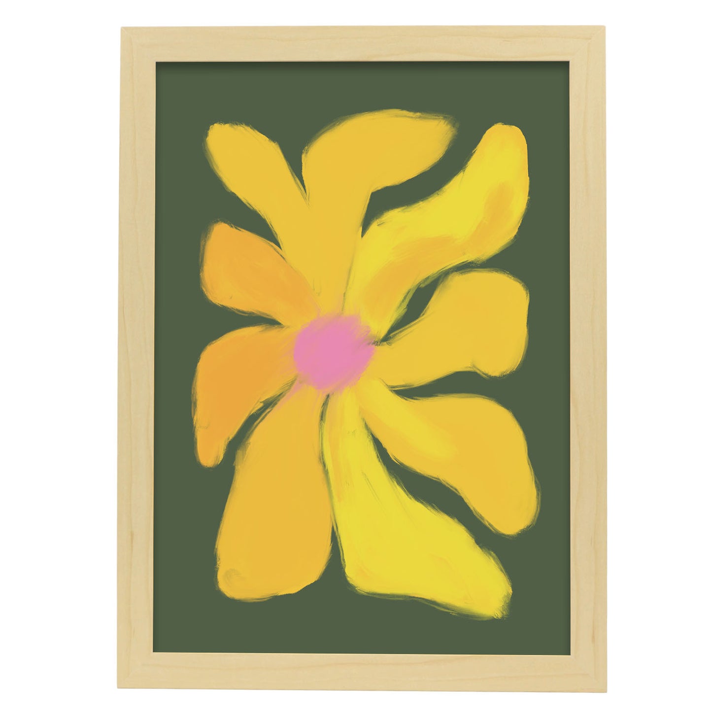 Lamina Nacnic Flor Amarilla